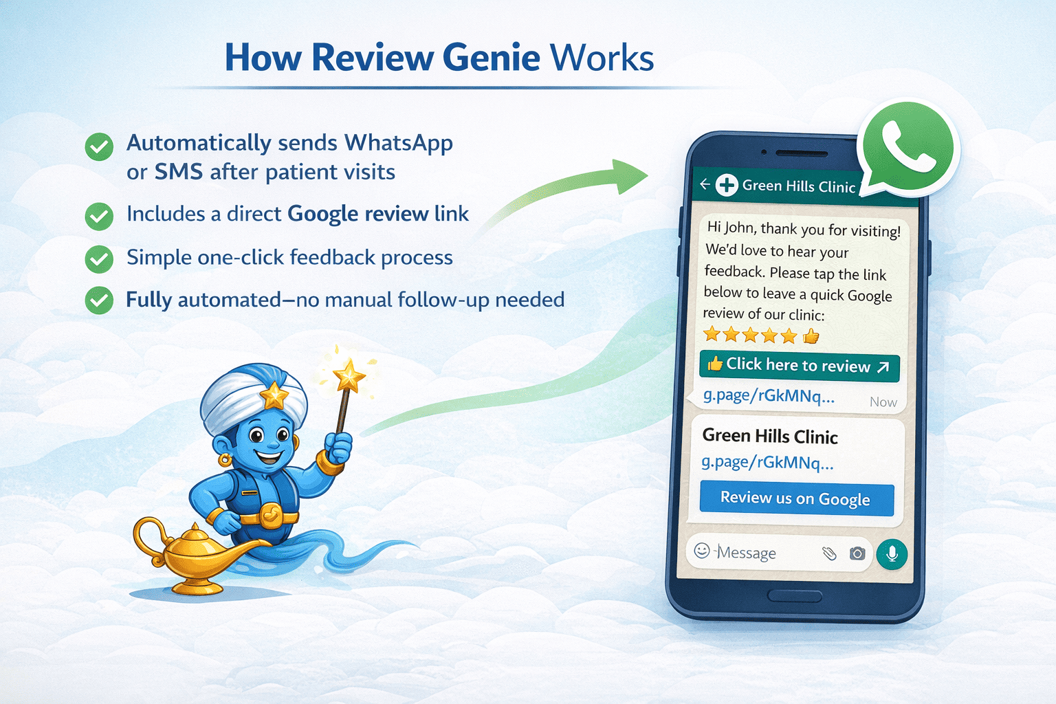 whatsapp review message example
